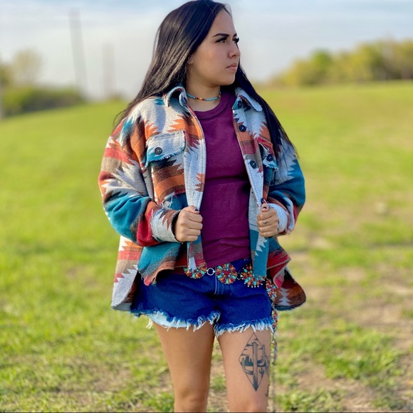 Aztec Button Up - Picture 2 of 13